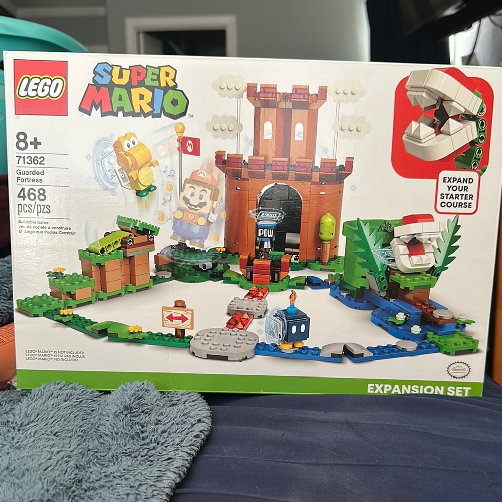 Lego Super Mario guarded fortress